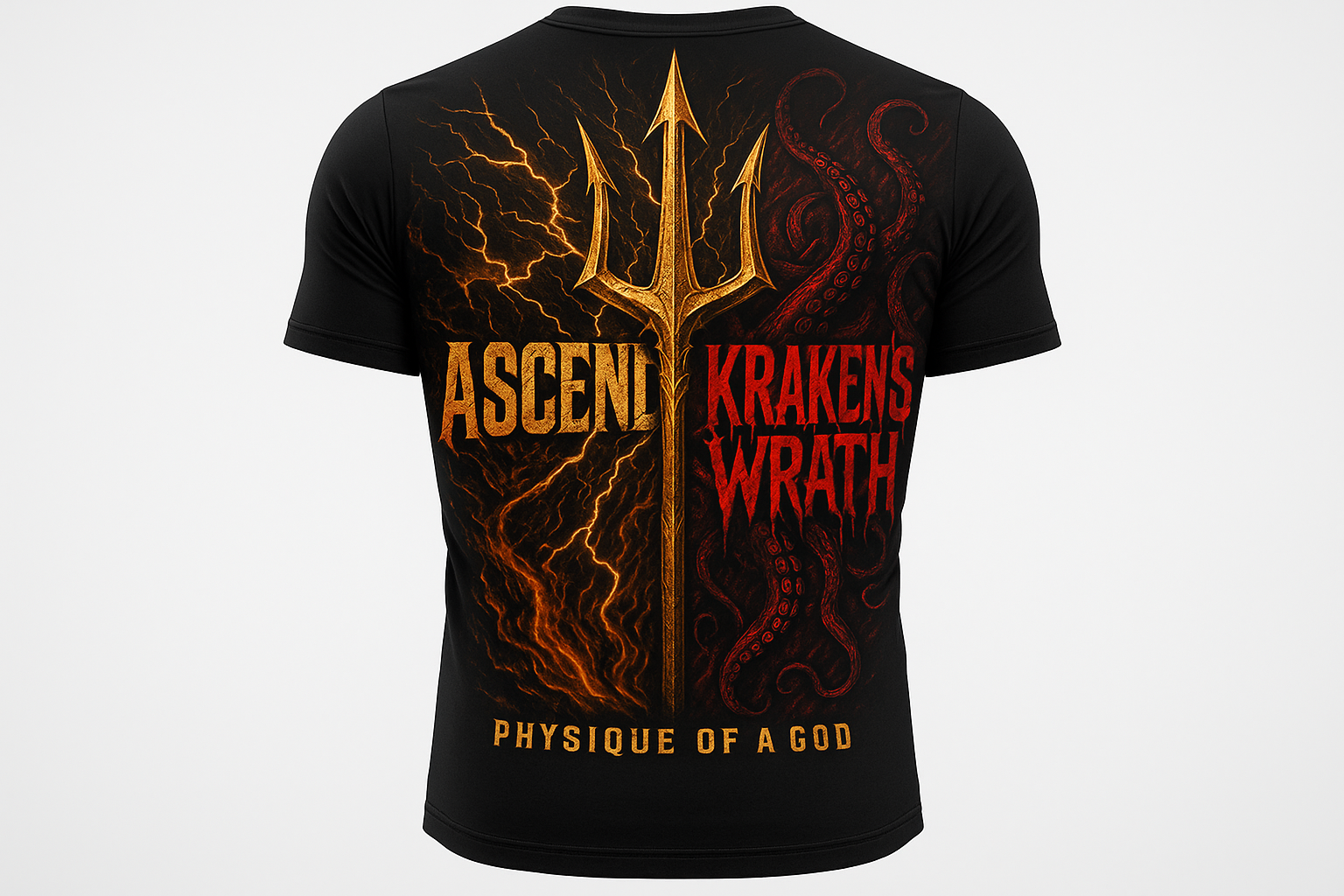 Ascend-Kraken Fusion Aggressive Fitted Shirt - Back