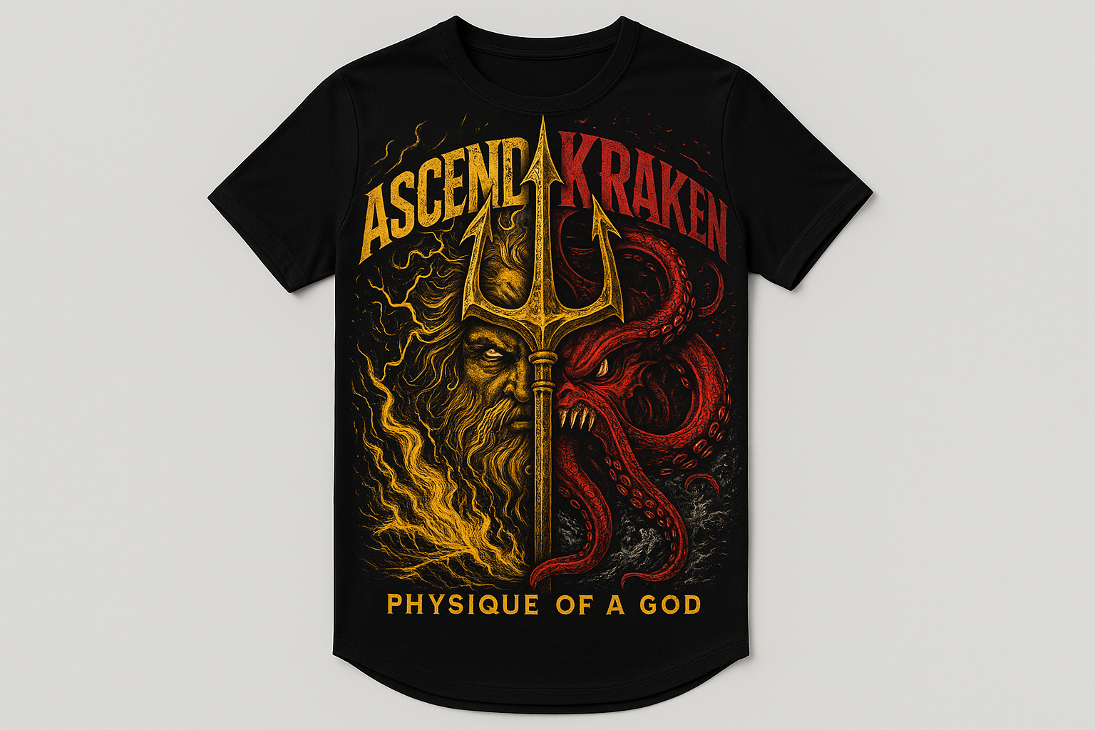 Ascend-Kraken Fusion Aggressive Fitted Shirt - Front