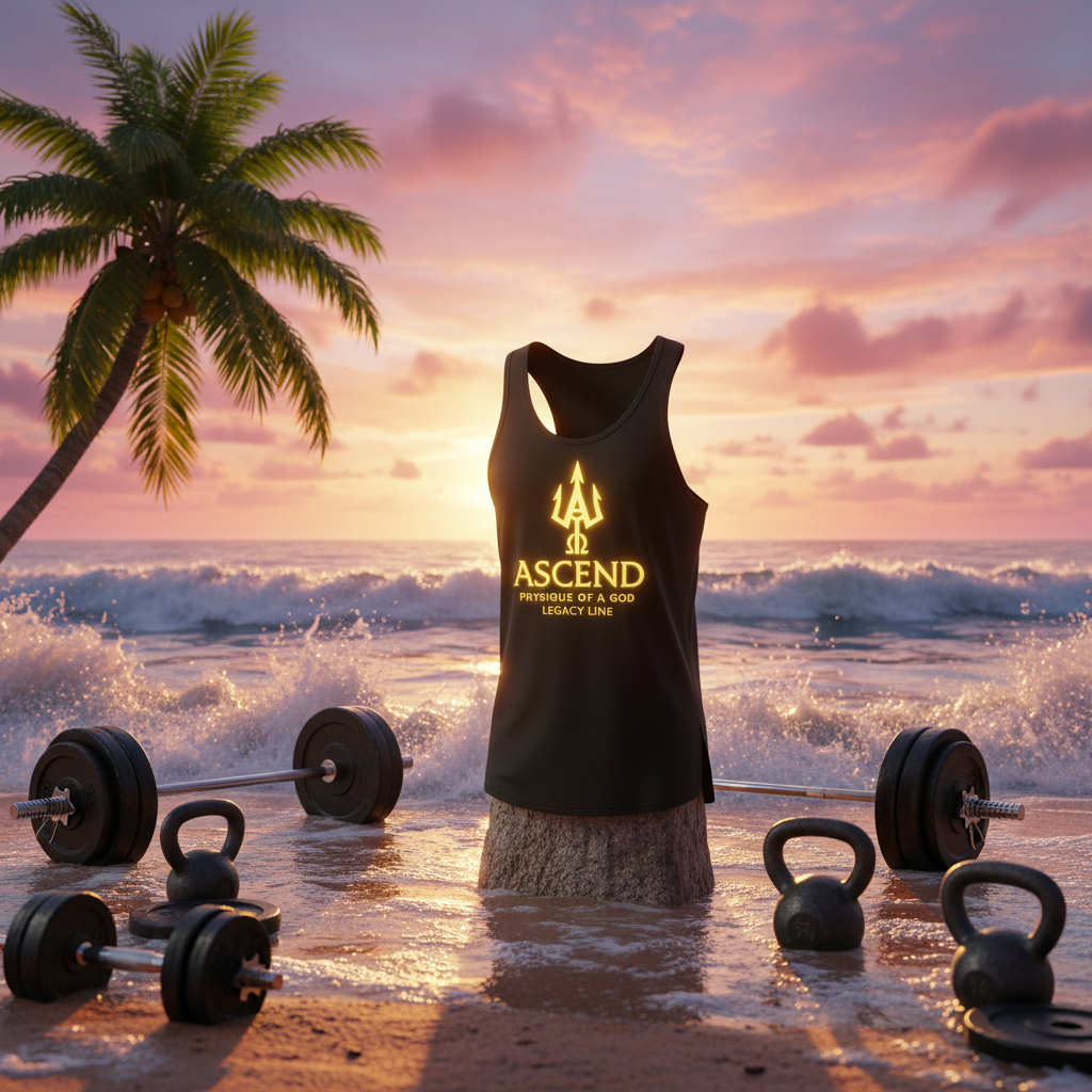 Black Beach Warrior Tank Top - Legacy Line - Sunrise Beach Training
