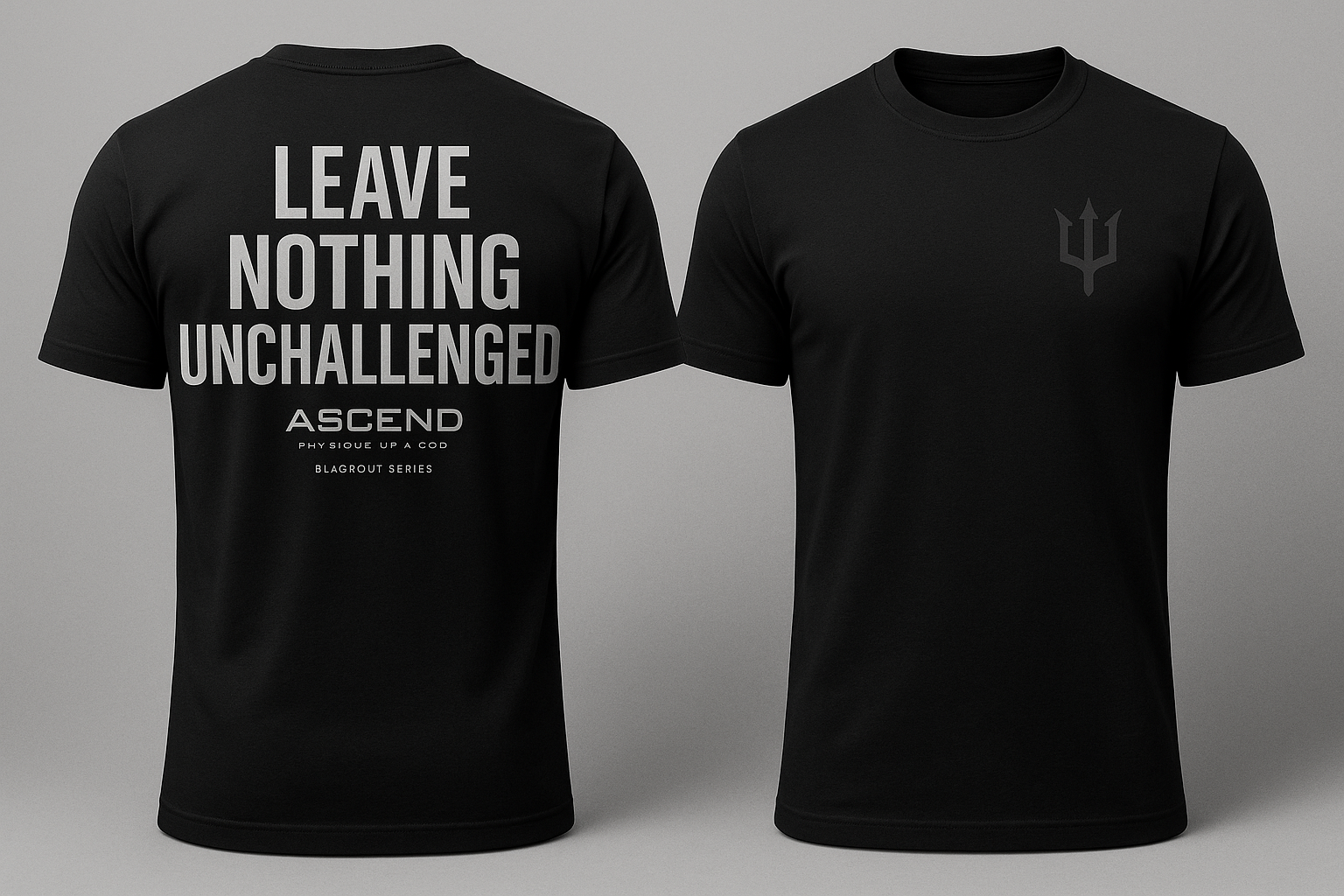 Blackout Series Leave Nothing Unchallenged Tee