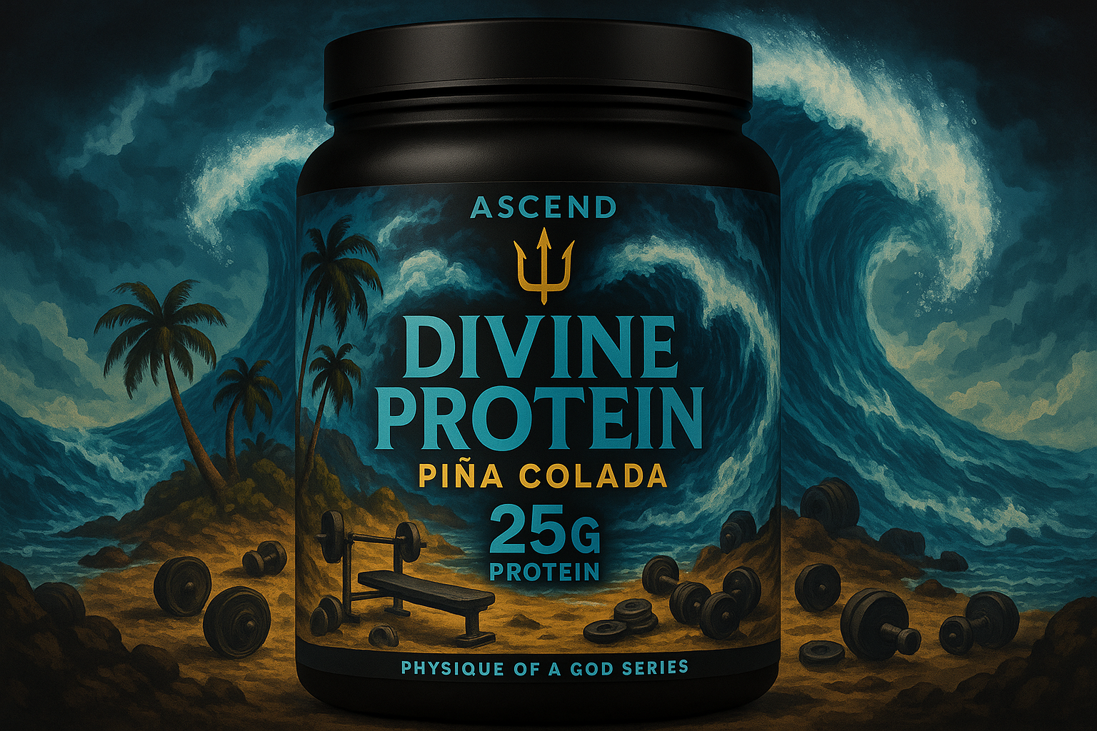 Divine Protein Piña Colada - Ocean Island Gym