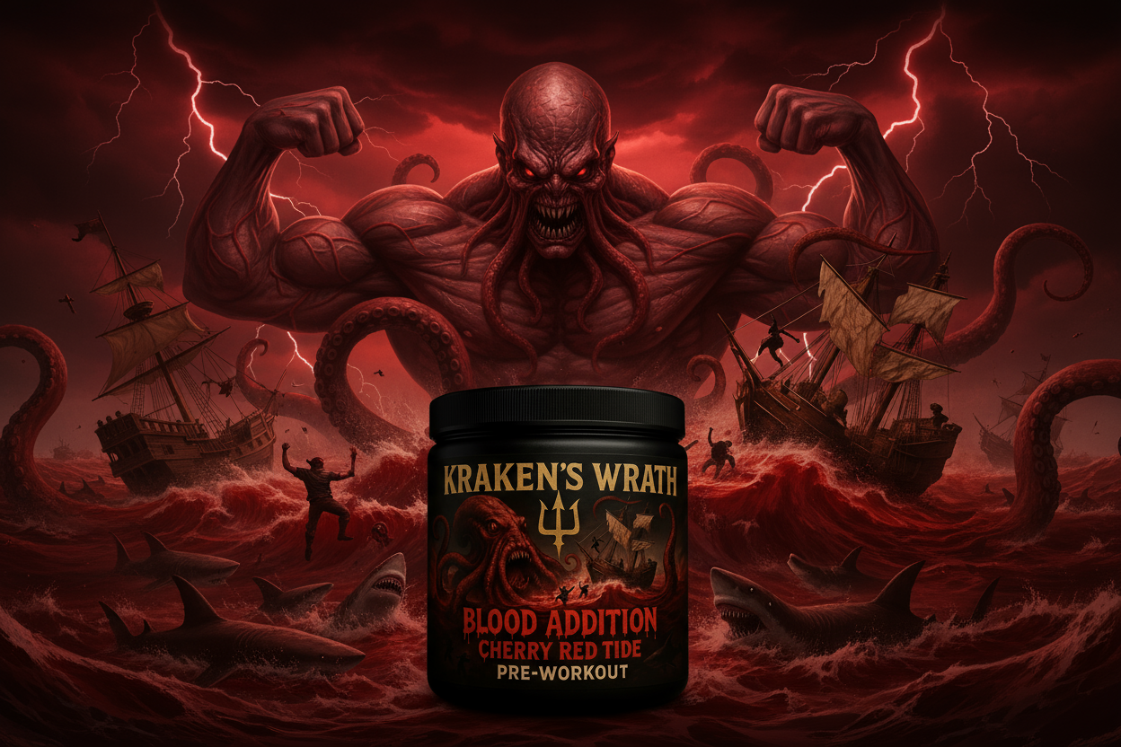 Kraken Flexing and Terrorizing Ships