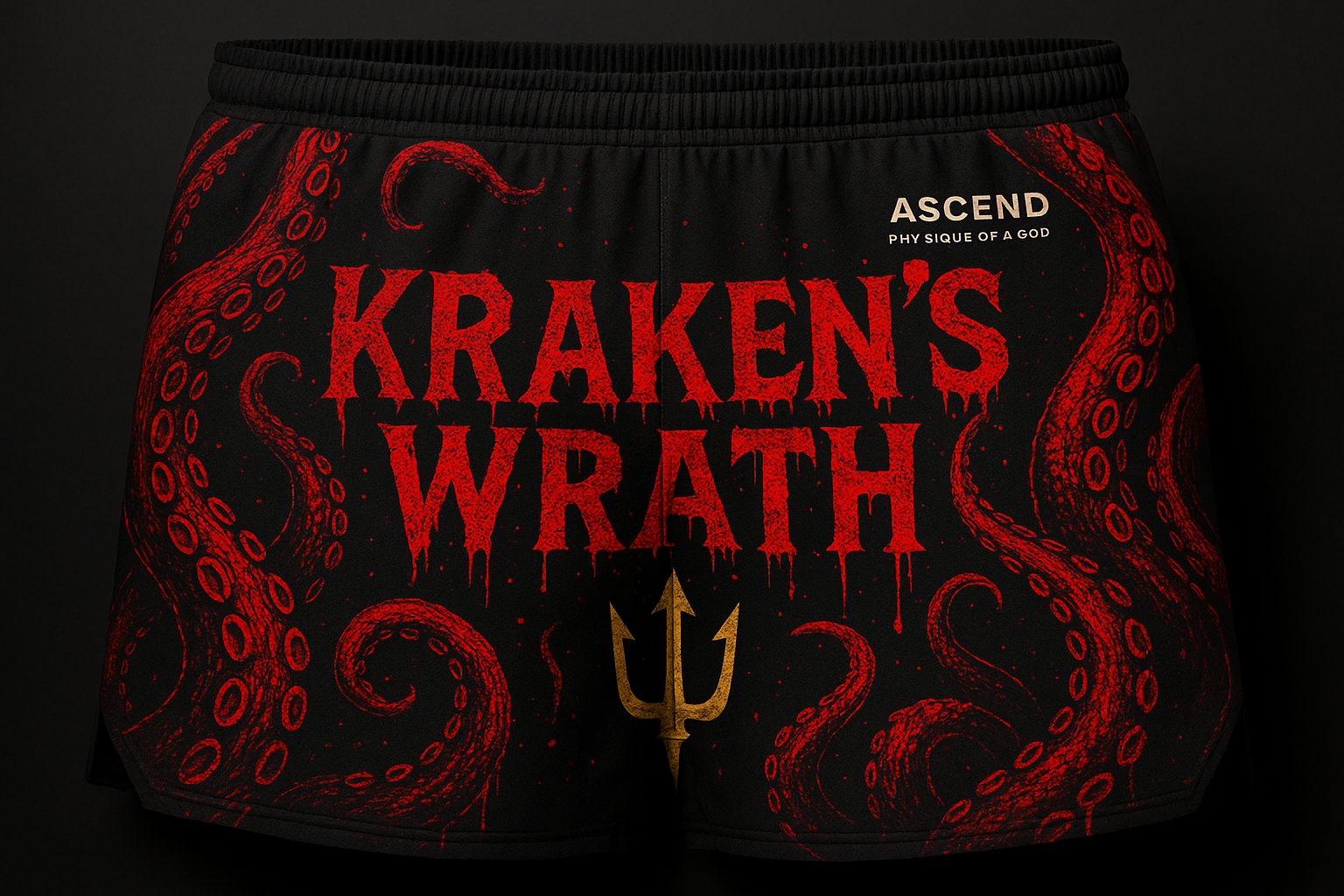 Kraken's Wrath Blood Edition Workout Shorts