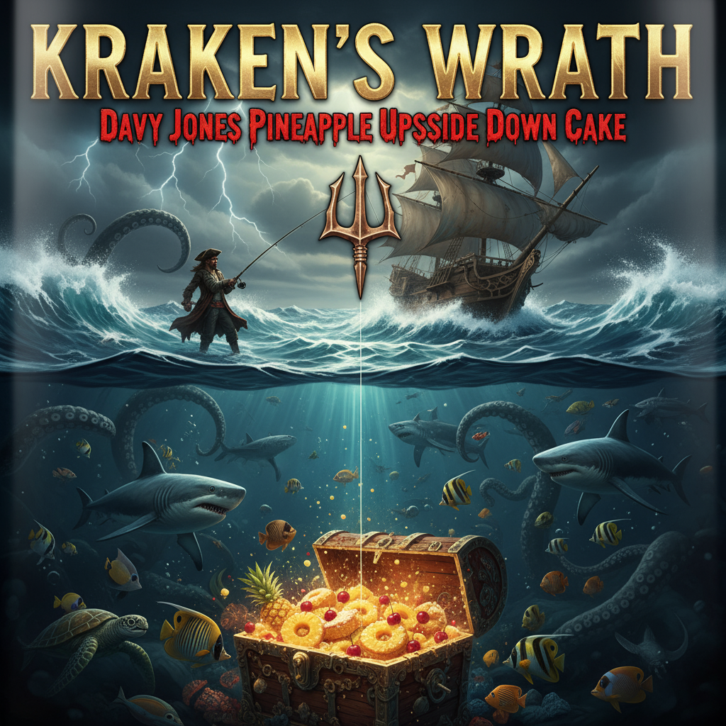 Kraken's Wrath - Consistent Trident Logo Design