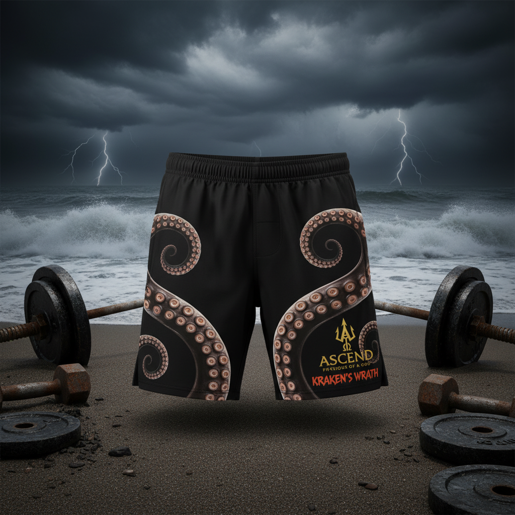 Kraken's Wrath Shorts with Tentacles