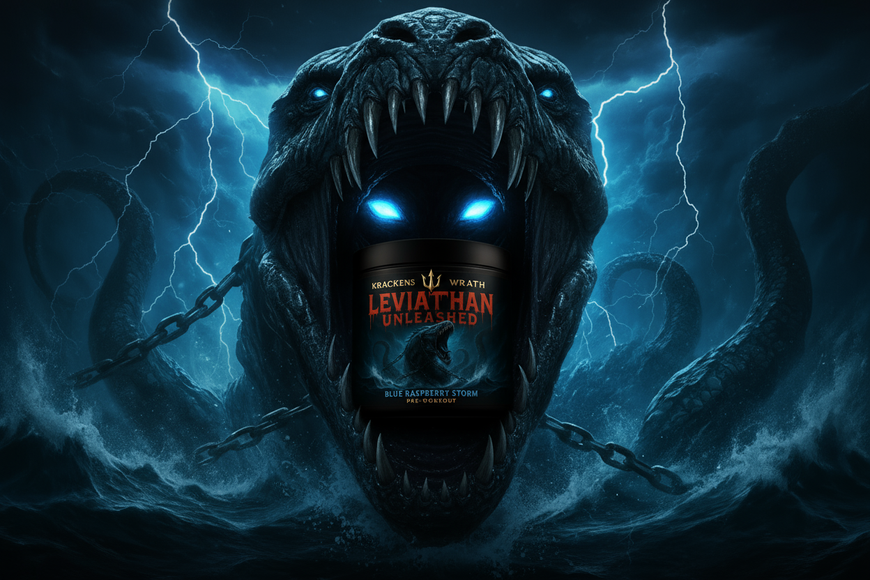 Leviathan Mouth Close-Up with Pre-Workout