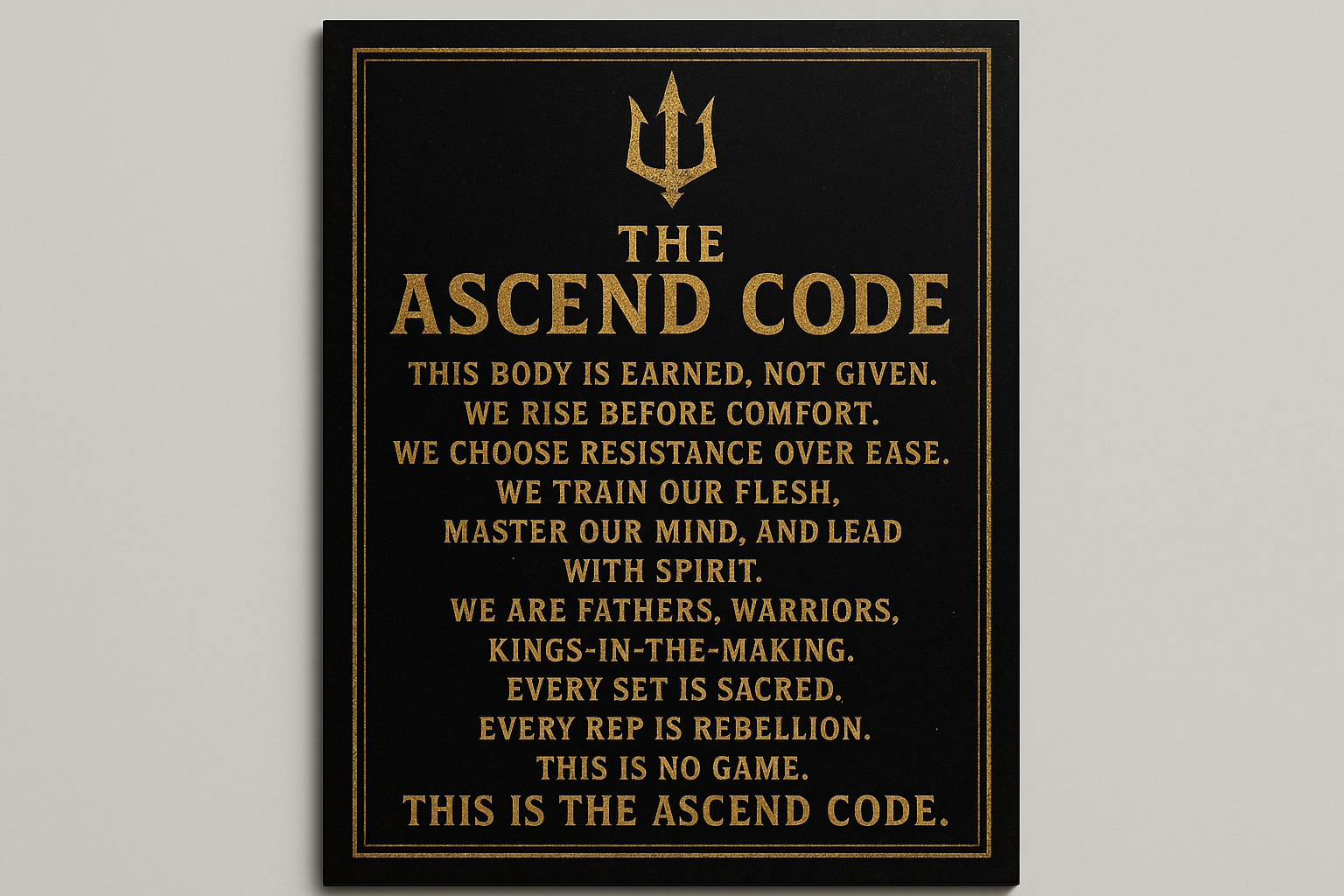 The Ascend Code Motivational Poster